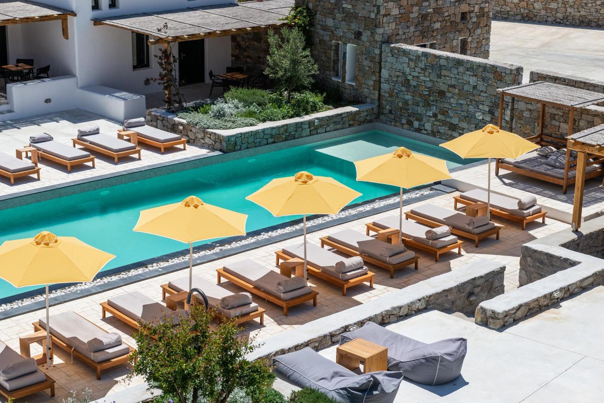 Mykonos Drops Hotel Platys Gialos  ภายนอก รูปภาพ